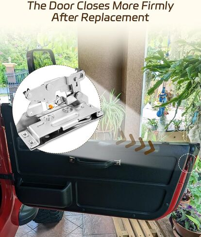 مشغل مزلاج قفل الباب بالكامل مناسب لسيارة جيب رانجلر 1991 1992 1993 1994 1995، جانب الركاب الأيمن الأمامي 55074948 in Kuwait