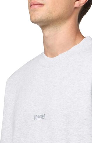 سويت شيرت رجالي من HUGO بشعار Twill French Terry Center in Kuwait