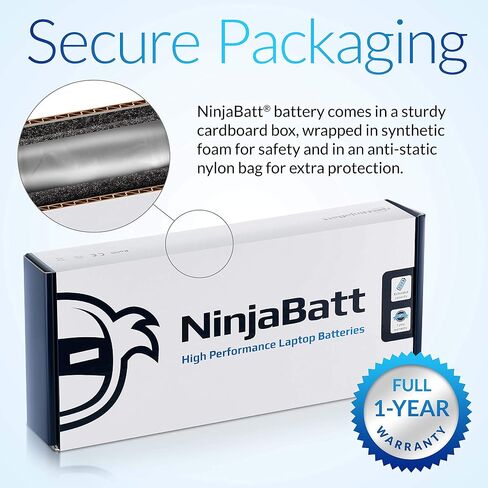 NinjaBatt HT03XL L11119-855 Battery for HP Pavilion 15 Series - Fits 14-CE/14-CF/15-DB/15-CS/15-DA/15-DW/17-by/17-CA - Replacement Laptop Battery for HP 15 Laptop - Long-Lasting Power in Saudi Arabia