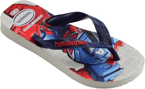 صندل Havaianas Kids Top Marvel Flip Flop، أزرق، 13C/1Y للأطفال الصغار in Kuwait