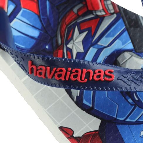 صندل Havaianas Kids Top Marvel Flip Flop، أزرق، 13C/1Y للأطفال الصغار in Kuwait