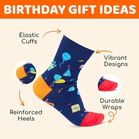 HAPPYPOP 9th Birthday Gifts Ideas Socks - Gifts for Kids Age 9, 2015 Birthday Gift Ideas for Boys Girls, Presents for 9 Year Olds in Saudi Arabia