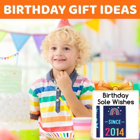 HAPPYPOP 9th Birthday Gifts Ideas Socks - Gifts for Kids Age 9, 2015 Birthday Gift Ideas for Boys Girls, Presents for 9 Year Olds in Saudi Arabia