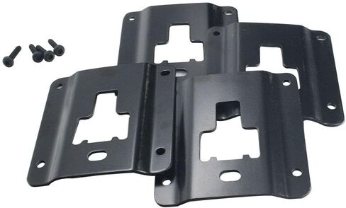 ifjf التعادل أسفل بين قوسين شاحنة تحميل السرير هوك لوحة التعزيز 4 قطع استبدال ل 2015-2023 f150 f250 f350 FL3Z-9928408-AB مع 16 مسامير مضادة للسرقة in Kuwait