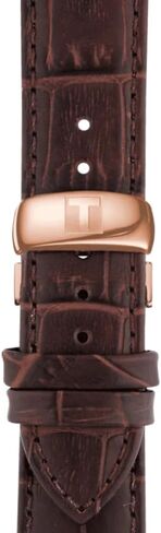 ساعة تيسوت للرجال تراديشن ستانلس ستيل رسمية، وردي/بني، T0636173603700 in Kuwait