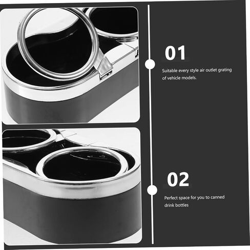 Car Cup Holder 1pc Multi-Function Drink Holder Beverage Holder for Car Universal Double Cup Holder Truck Accessories in Kuwait