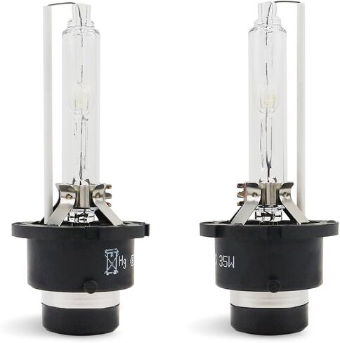 D2S Xenon HID Headlight Bulbs 6000K Cool White 35W Compatible with 2010-2015 Nissan Altima 2004-2014 Maxima Murano, D2S C1 Replacement Bi-Xenon Lights Headlamps Projector Lights, Pack of 2 in Kuwait