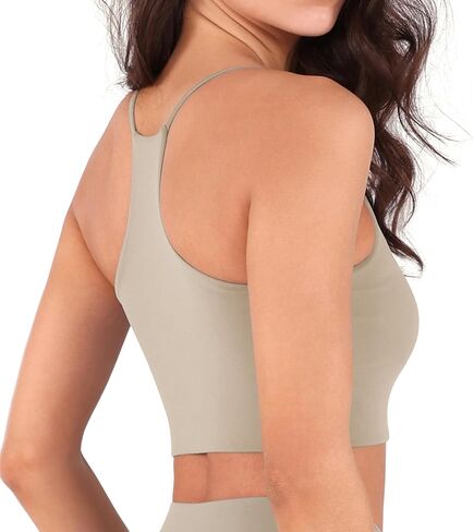 ODODOS Halter Sports Bra for Women Non Padded Strappy Cropped Tops Workout Yoga Crop in Saudi Arabia