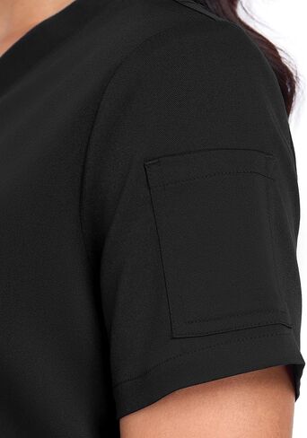 COMENII Scrubs for Women, Roomy Fit V-Neck Scrub Tops Women with 4 Pocket, Stretch & Anti-Wrinkle Women Scrubs in Saudi Arabia