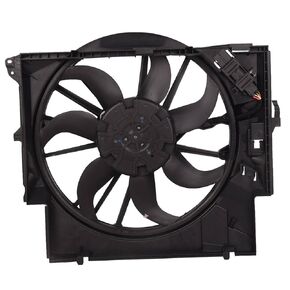 TOPAZ 600W Radiator Cooling Fan Assembly 17427545366 Fits BMW 135i 335i X1 Z4 2007-2016