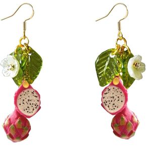 Cute Fruit earring,Dangle Drop Lightweight Food Earrings for Women