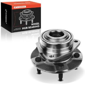 A-Premium Front Wheel Bearing and Hub Assembly with 5-Lug Compatible with Chevrolet Equinox 2005, Pontiac Torrent 2006, Saturn Vue 2002-2007