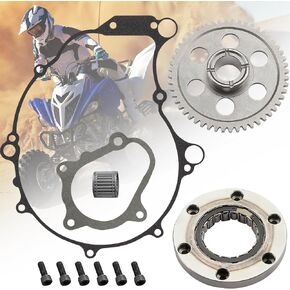 Starter Clutch Kit with Clutch Cover Gasket, Fit for Yamaha Raptor 660 2001-2003, Easy to Install, Corrosion Resistant, OE ADV-BBRS1