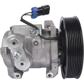 A/C Compressor w/Clutch Replacement for Freightliner Cascadia 113 125 126 2011-2019 12.8L 14.8L 15.6L L6 2265771000 CO29043C