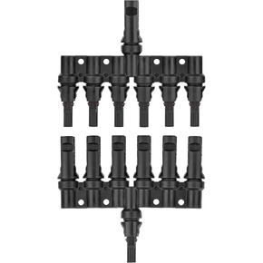 1 to 6 Solar Panel Connector - 6 Way Y Branch DIY Mount Tool Solar Parallel Connector in Pair - Solar Wire Connectors for Connection Between Solar Panels