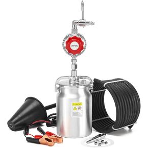 12V DC EVAP Smoke Machine Leak Detector, Haoguo Automotive Smoke Tester for Vacuum Leak Detection, Upgraded Heating Element & Universal Cone Adapter for All Vehicles and Boats