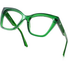 نظارات كبيرة الحجم للنساء لحجب الضوء الأزرق، مقاس XL نظارات ألعاب الكمبيوتر على شكل عين القطة مضادة لإجهاد العين ووهج الأشعة فوق البنفسجية RF6217 in Kuwait