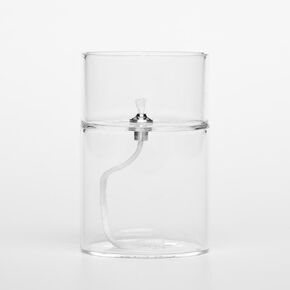 Firefly Zen Glass Essential Oil Warmer and Aromatherapy Candle - Oil Lamp Burns 48+ Hours. Use The Oil Burner with a Home Fragrance or Unscented