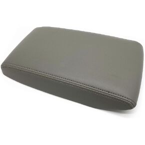 Ezzy Auto Gray Leather Center Console Armrest Lid Cover Center Console Armrest Box Cover fit for 2009 2010 2011 Toyota Highlander