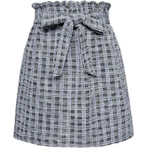 KANCY KOLE Women's Tweed Skirt Casual High Waist A Line Skirt Knee Length Skirt with Pockets Casual Plaid Mini Skirt in Kuwait