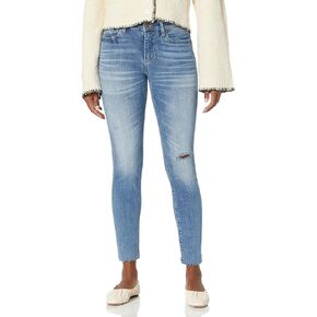 Armani Exchange Women's J10 Super Skinny Cropped Comfort Denim