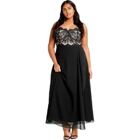 City Chic Women's Citychic Plus Size Maxi Sweet Evie