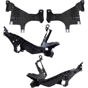 Bapmic 8T0941453B Front Right & Left Headlight Mounting Support Plate Bracket Set for Audi A4 S4 2013-2015