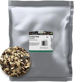 Frontier Co-op Dried Comfrey Root, Cut & Sifted - 1lb Bulk Bag - Pure & Natural Comfrey Herb, Perfect for Lotions, Creams, and Hair Rinses, Kosher