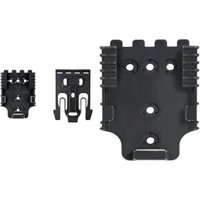 Safariland QLS 1-2 Quick Locking System Kit, Platform Attachment for Duty Holsters and Accessories with Locking Fork and Receiver Plate - Level 1 Retention, Black