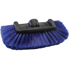 14" Car Wash Brush Head by Hi-Tech, Soft Bristles for Exterior Washing, Auto Truck RV Boat Camper Cleaning, Blue