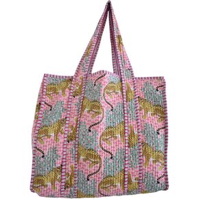 حقيبة كتف نسائية من RAJBHOOMI HANDICRAFTS مصنوعة من القطن بنسبة 100% خفيفة الوزن مع حقيبة يد كاجوال من Poeckt داخلي للنساء in Kuwait