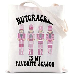 ENSIANTH Nutcracker Inspire Gifts Ballet Dancer Tote Bag Nutcracker Ballet Handbag Ballet Lover Gift Nutcracker Squad Gift