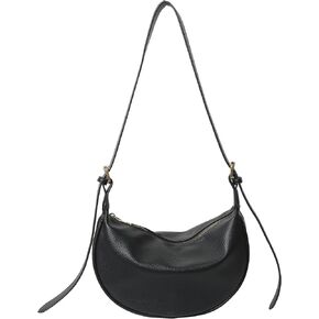 Crossbody Bag for Women, Cute Hobo Crescent Bag Casual Tote Handbag Shoulder Bags Purse with Adjustble Strap