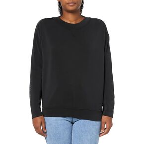 Club Monaco Women's Satin Stripe Sweatshirt