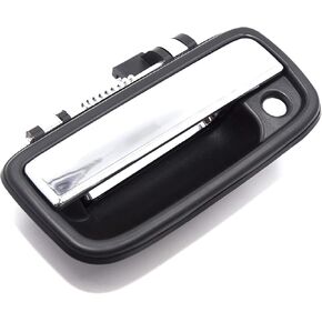 2Pcs Front Pair Exterior Chrome Door Handle Textured Black Compatible with Toyota Tacoma 1995 2004
