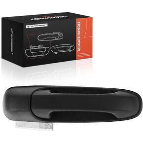 A-Premium Tailgate Handle Liftgate Latch Handle Compatible with Jeep KJ Series Liberty 2003 2004 2005 2006 2007, Textured Black, Replace# 55360634AA, 55360634AB