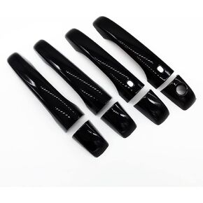 Black Door Handle Covers Compatible with 300C+Journey