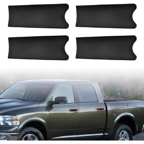 KEWISAUTO Door Bowl Scratch Protector for Dodge Ram 1500, Matte Black Door Handle Paint Guard Door Handle Bowl Protection Cover Trim for 2009-2018 Dodge Ram 1500 2500 3500 Accessories - 4PCS