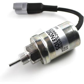 12V U85206520 U85206451 U85206452 185206452 Fuel Shutdown Solenoid Valve for Perkins 402D 403C 403D 404D 404C Caterpillar 3024 3034 216B 226B 242B 247B 216B2 216B3 242B2 226B2 232B2 247B2