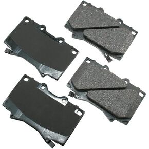 Akebono ACT772 Proact Ultra Premium Ceramic Disc Brake Pad kit , GREY
