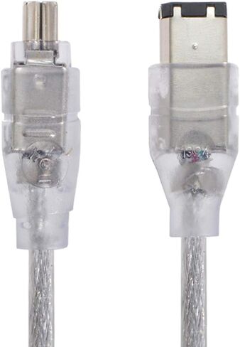 xiwai Firewire IEEE 1394a 6Pin Female to 1394 6Pin Male 400-400 High Speed Extension Data Cable for Laptop Video Capture Card 20cm in Saudi Arabia