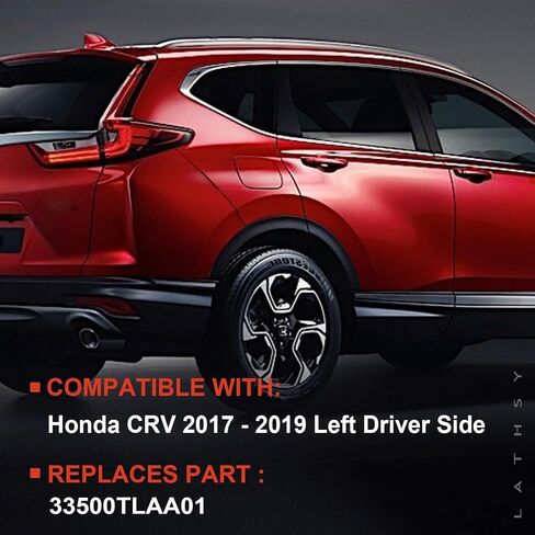 Tail Light Compatible With Honda CRV 2017 2018 2019 Right Passenger Side Replace: 33500TLAA01 in Saudi Arabia