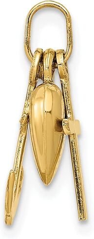 ليكس ولو 14k الذهب الأصفر القلب الصليب ومرساة سحر in Kuwait