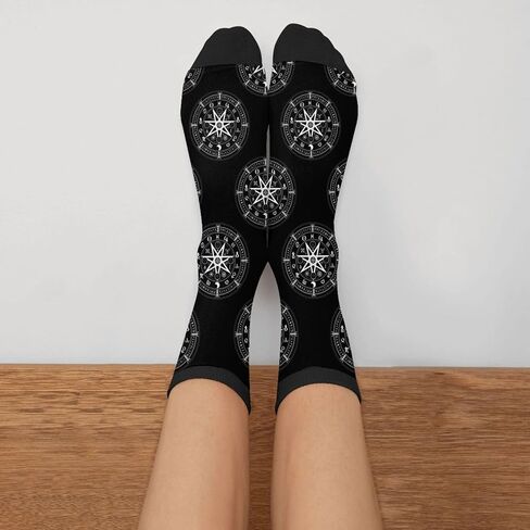 Yaateeh Skull Funny Unisex Dress Socks Fancy Novelty Casual Crazy Crew Socks For Men Women in Saudi Arabia
