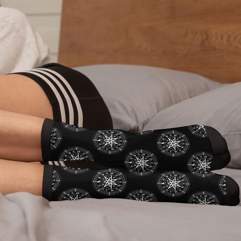 Yaateeh Skull Funny Unisex Dress Socks Fancy Novelty Casual Crazy Crew Socks For Men Women in Saudi Arabia