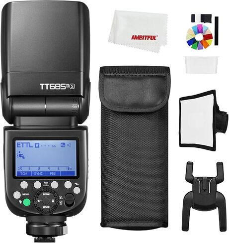 غودوكس كاميرا فلاش TT685II TT685II-S TT685II-C TT685II-N TTL 2.4G HSS عالية السرعة 1/8000s GN60 سبيدلايت in Kuwait