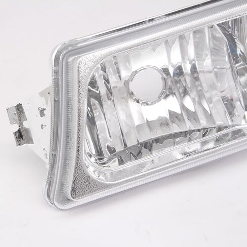 Compatible with 2003 2004 2005 2006 Chevy Silverado/Avalanche 2003-2006 Black Bumper Turn Signal Parking Lights Lamps Left + right Pair GM2520185 GM2521185 in Saudi Arabia