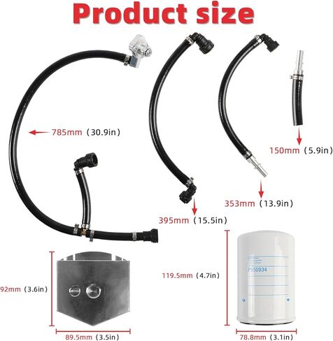 طقم تجاوز الوقاية من الكوارث من ديزل CP4 متوافق مع Ford F250 F350 F450 F550 Super Duty 2011-2022 - 6.7L Powerstroke Diesel - استبدال # CP4-6.7F-BP-G2.1, 7031190 in Kuwait