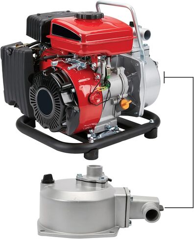 غطاء جسم مضخة مياه المحرك متوافق مع مضخة مياه Predator Pacific Hydrostar Clear Water، مناسب لمحرك البنزين 79cc مقاس 1 بوصة in Kuwait