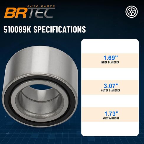 510089K Front Driver/Passenger Side Wheel Hub Bearing for Honda Civic 2005-2022 FW89 in Saudi Arabia